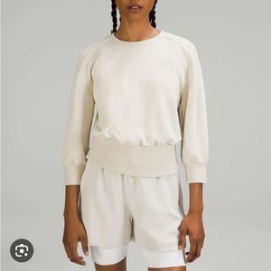 Lululemon softstreme ribbed hem pullover